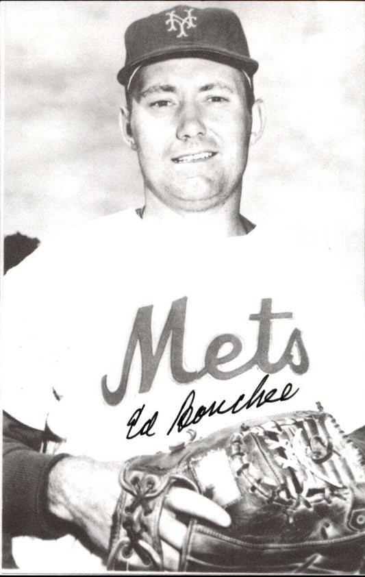 Ed Bouchee New York Mets d. 2013 Signed/Autographed 3x5  Photo 177974