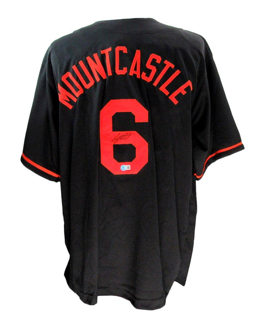 Ryan Mountcastle Signed Black Custom Baseball Jersey Orioles Beckett 186220