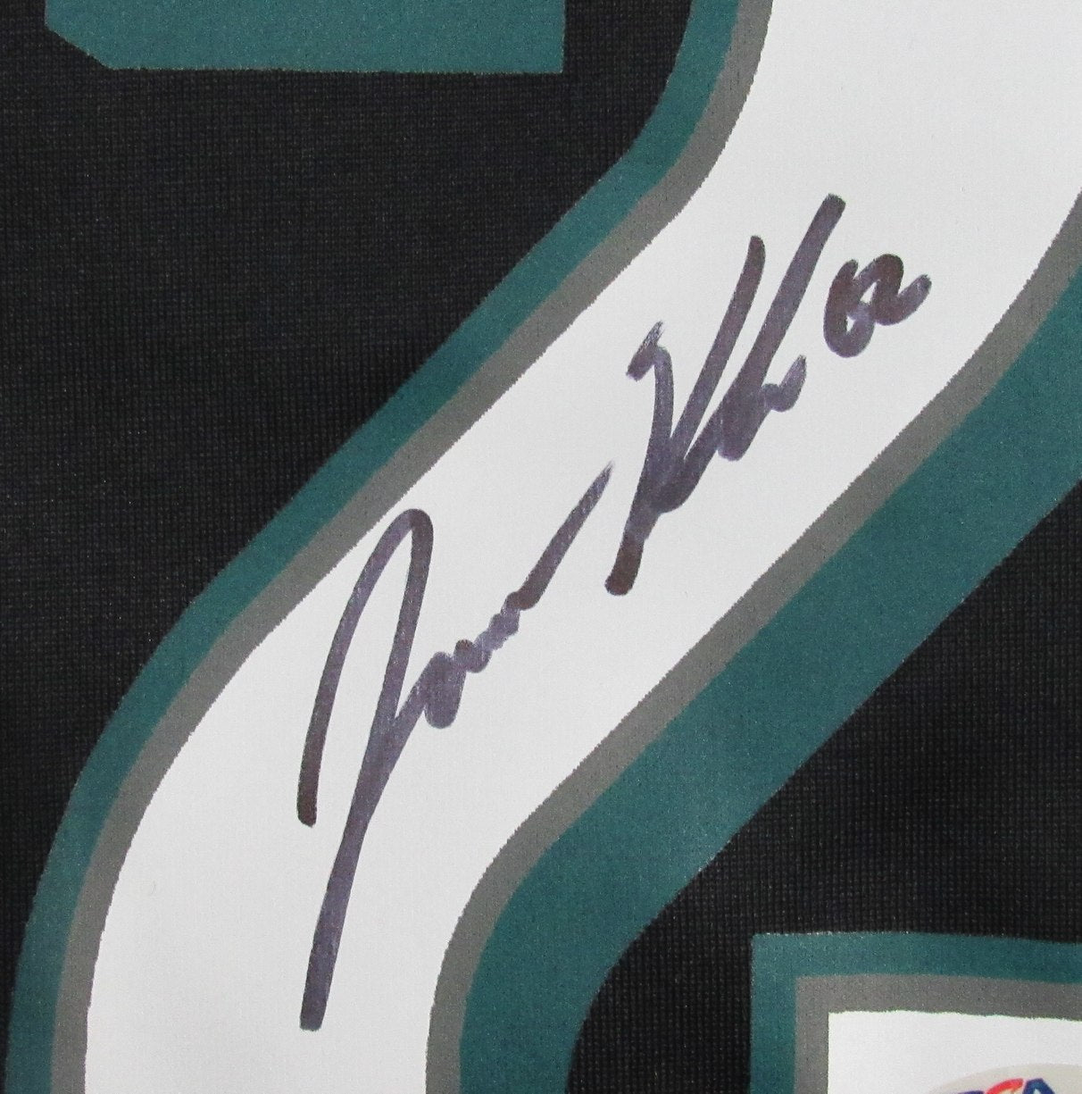 Jason Kelce Signed/Auto Black Nike Football Jersey Eagles PSA/DNA 190366