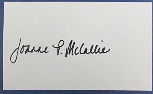 Joanne McCallie 2004 Michigan State Autographed/Signed 3x5 Index Card 126772