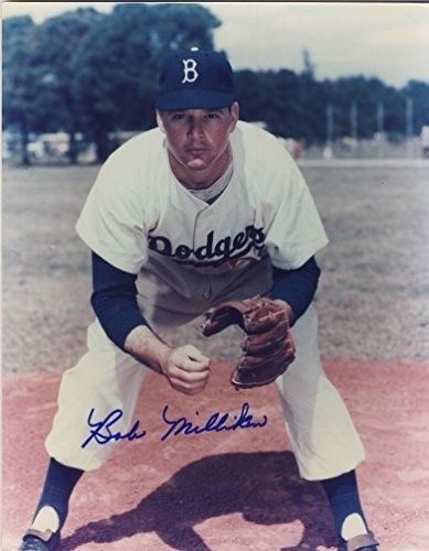 Bob Milliken Brooklyn Dodgers Signed/Autographed 8x10 Photo 126601