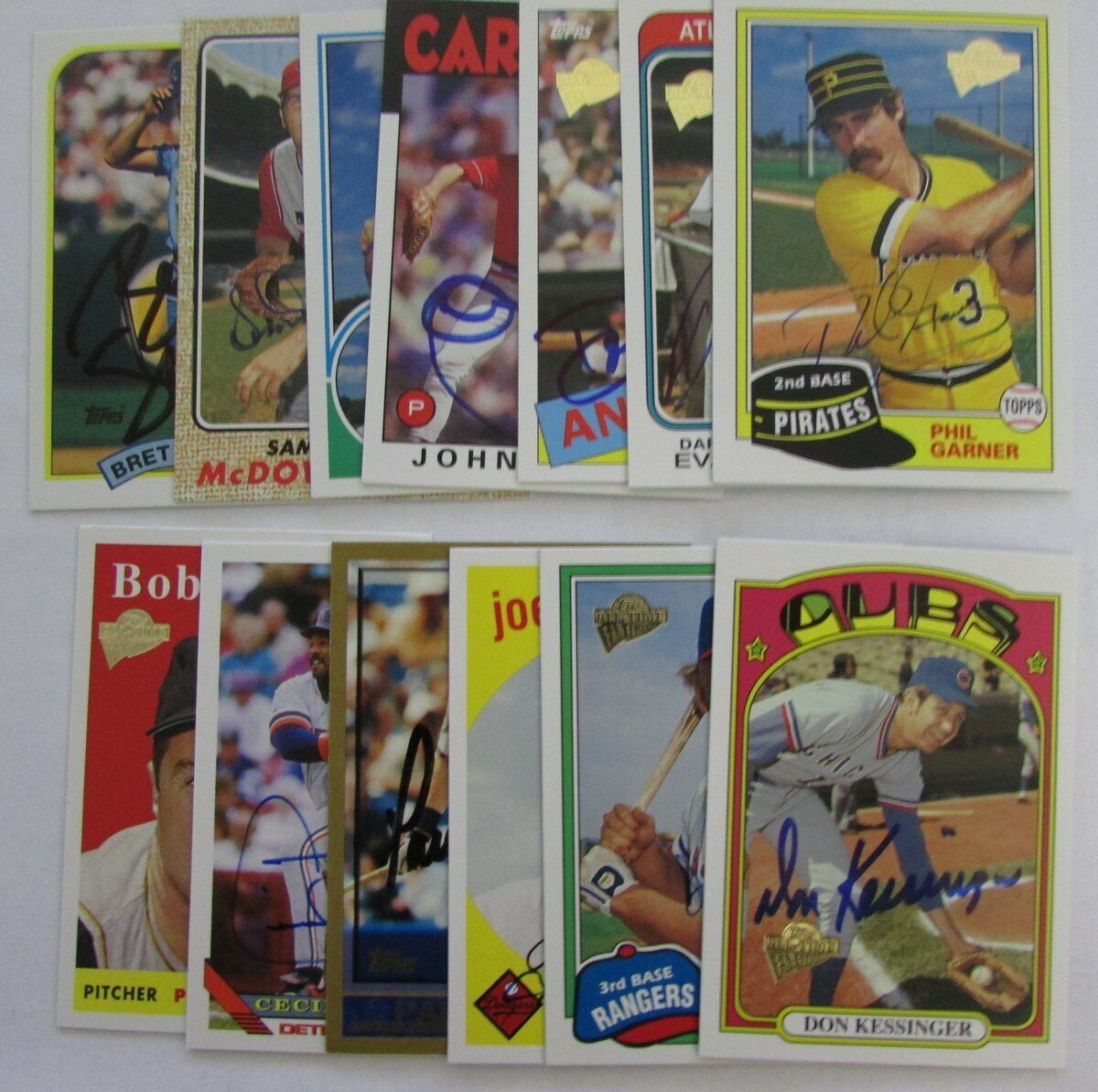 Topps All Time Fan Favorites Lot of 13 Signed Baseball Cards incl. stars  144493