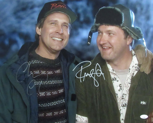 Chevy Chase/Randy Quaid Autographed 16x20 Photo "Christmas Vacation" JSA 179127