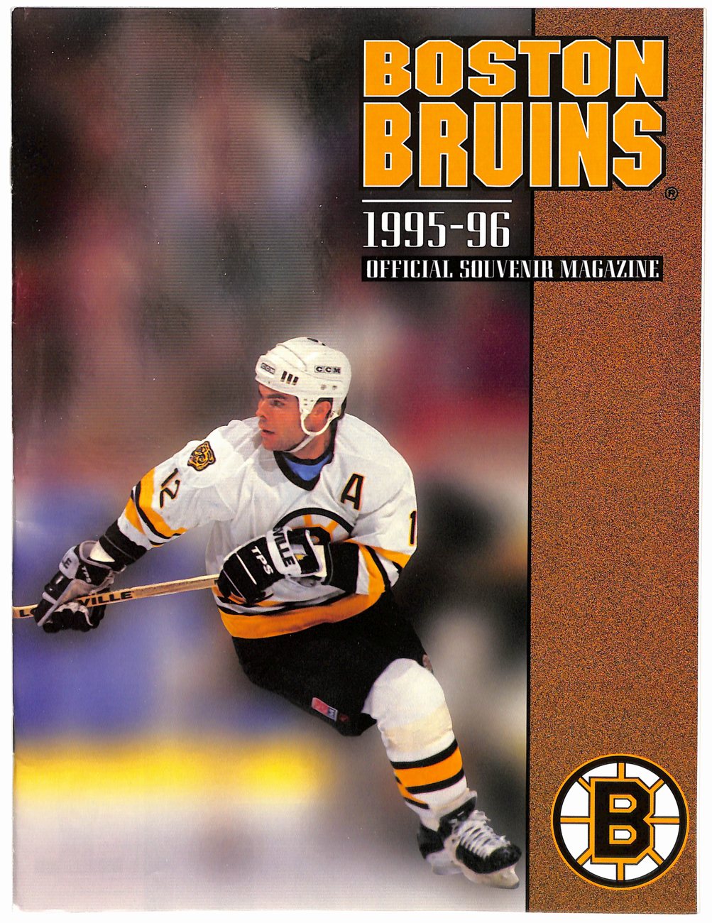 November 24th 1995 Boston Bruins vs. Kings Game Program + Ticket Stub 181793