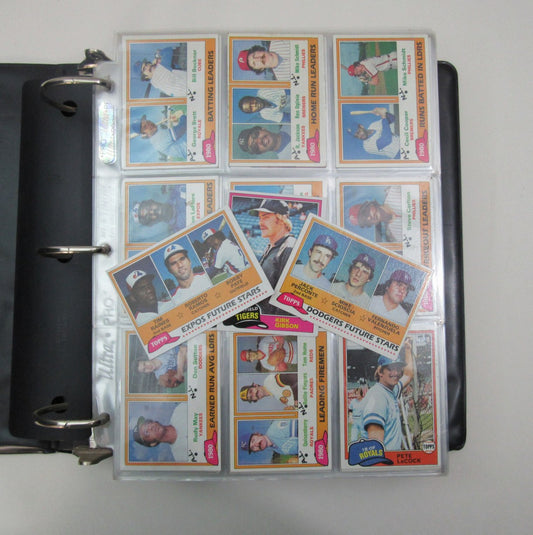 1981 Topps Complete Baseball Set (726) In Binder w/Pages Gibson Raines 192004