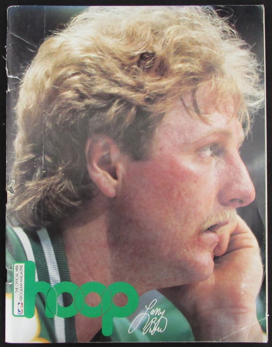 1984-85 hoop NBA Game Program Larry Bird 186117