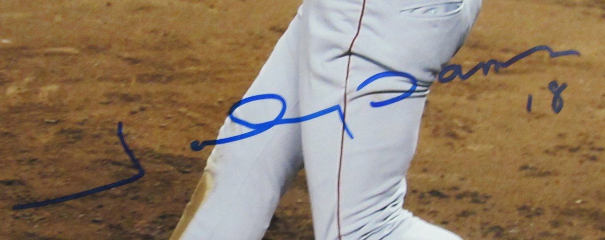 Johnny Damon Autographed 16x20 Photo Boston Red Sox SGC 192109
