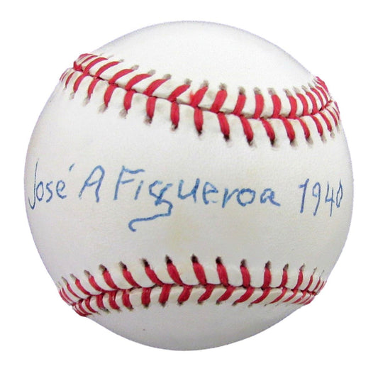 José "Tito" Figueroa Autographed ONL Baseball Negro League Cubans JSA 180131