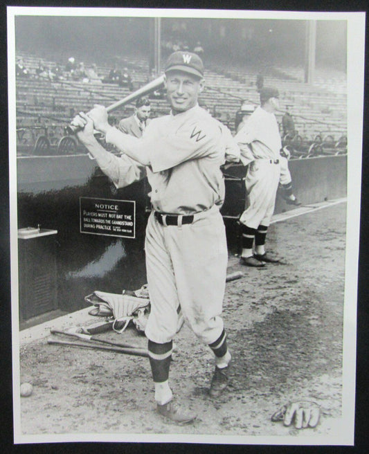 Sam Rice Washington Senators HOF Cooperstown Photo 8x10 153941