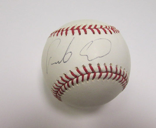 Fausto Carmona/ aka Roberto Fernandez Signed OML Baseball JSA 138255