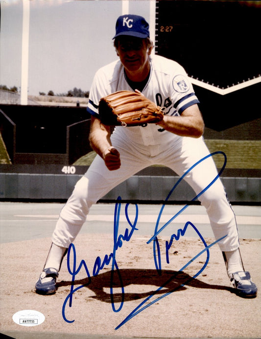 Gaylord Perry HOF Signed/Autographed 8x10 Photo Kansas City Royals JSA 191177