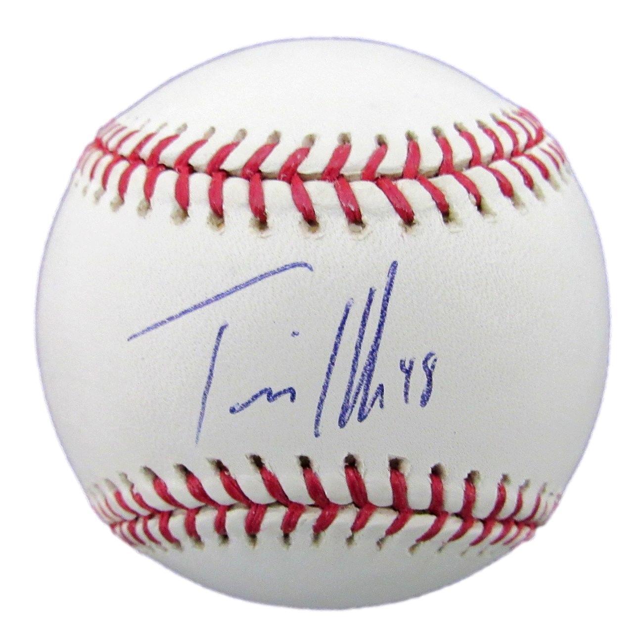 Travis Harner Autographed OML Baseball Cleveland Indians MLB Hologram 179994