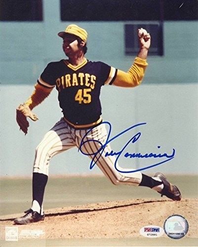 JOHN CANDELARIA Pittsburgh Pirates Signed 8x10 Photo PSA/DNA 133709