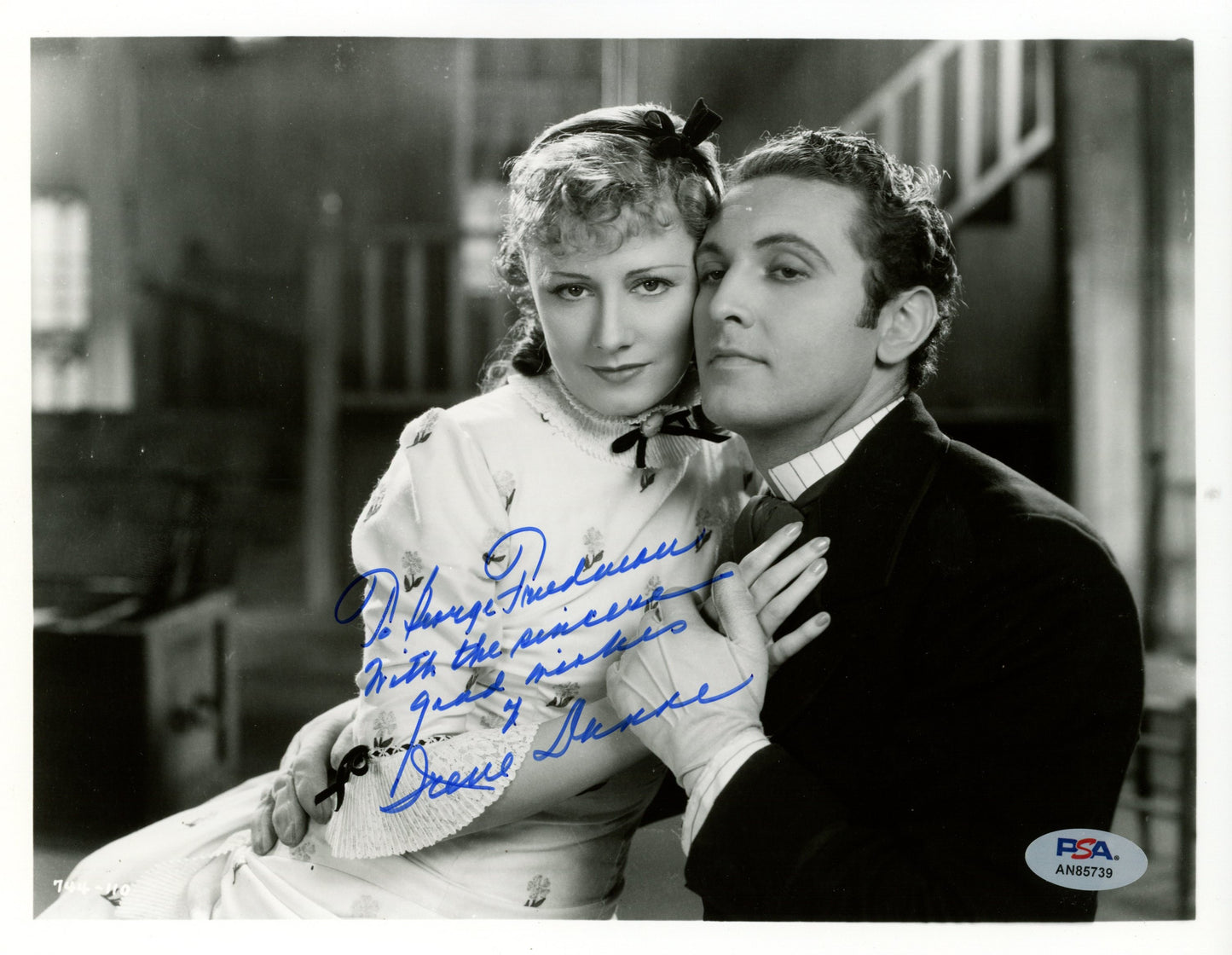 Irene Dunne Signed/Inscribed 8x10 B/W Photo Actress PSA/DNA 192056