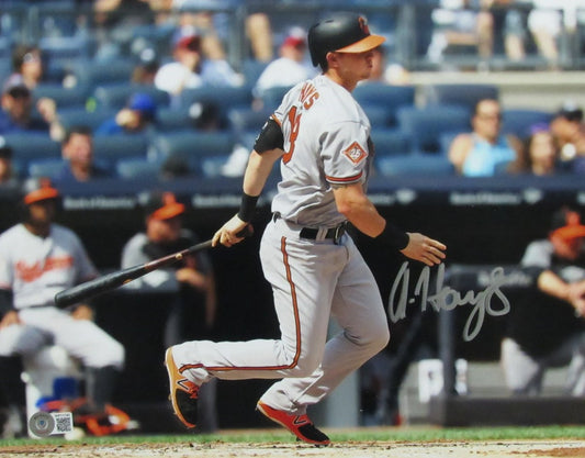 Austin Hays Signed 11x14 Photo Baltimore Orioles Beckett 186265