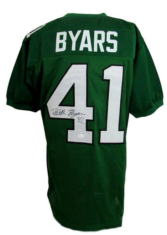 Keith Byars Philadelphia Eagles Autographed/Signed Jersey Green JSA 138643