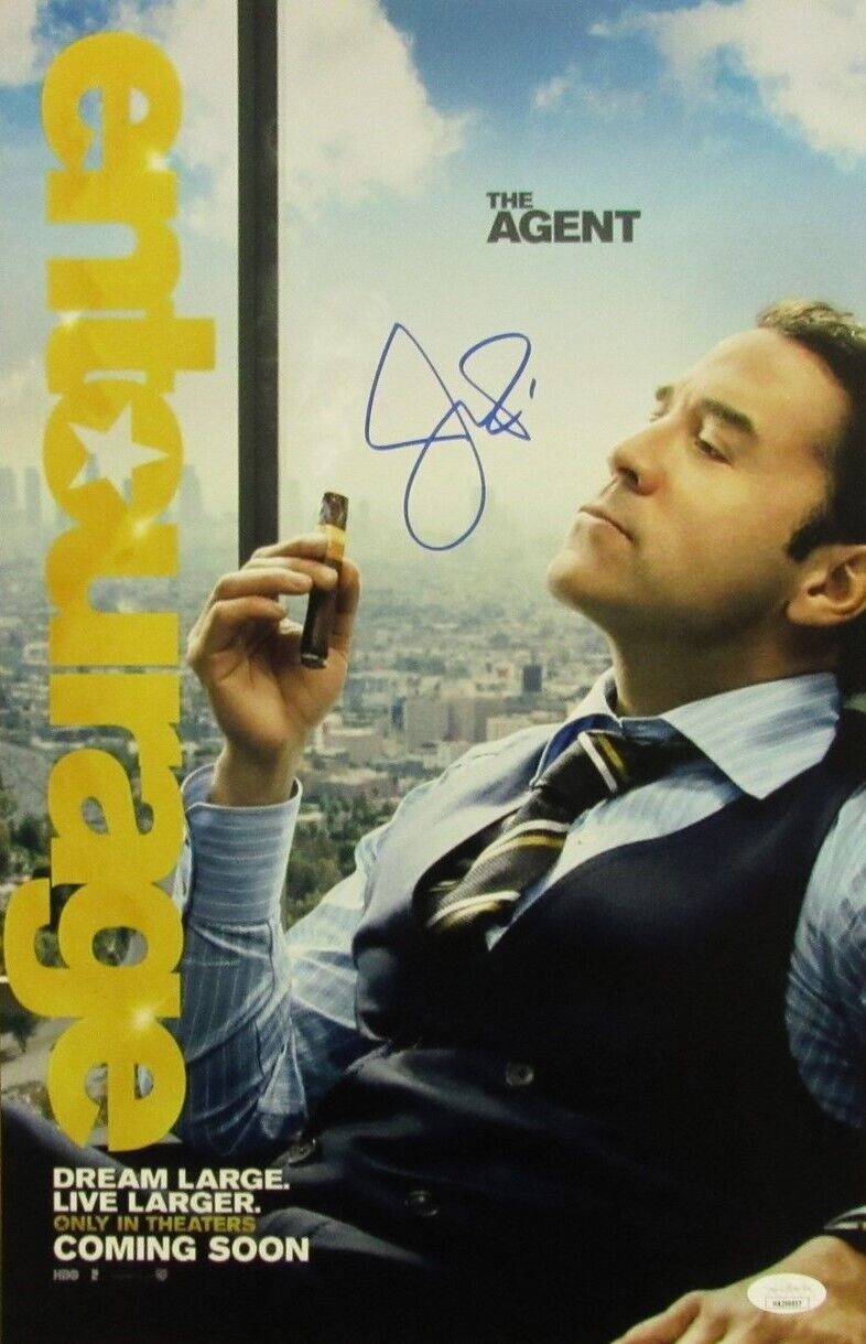 Jeremy Piven Autographed 11x14 Movie Poster Entourage ARI GOLD  "The Agent" JSA