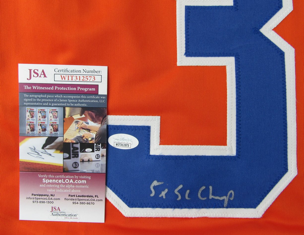 Grant Fuhr HOF Signed/Inscribed Oilers Red Custom Hockey Jersey JSA 161105