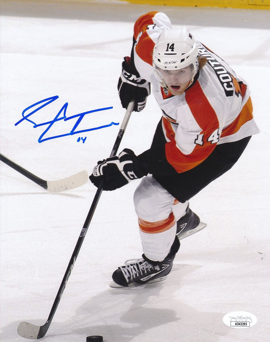 Sean Couturier Autographed 8x10 Photo Philadelphia Flyers JSA