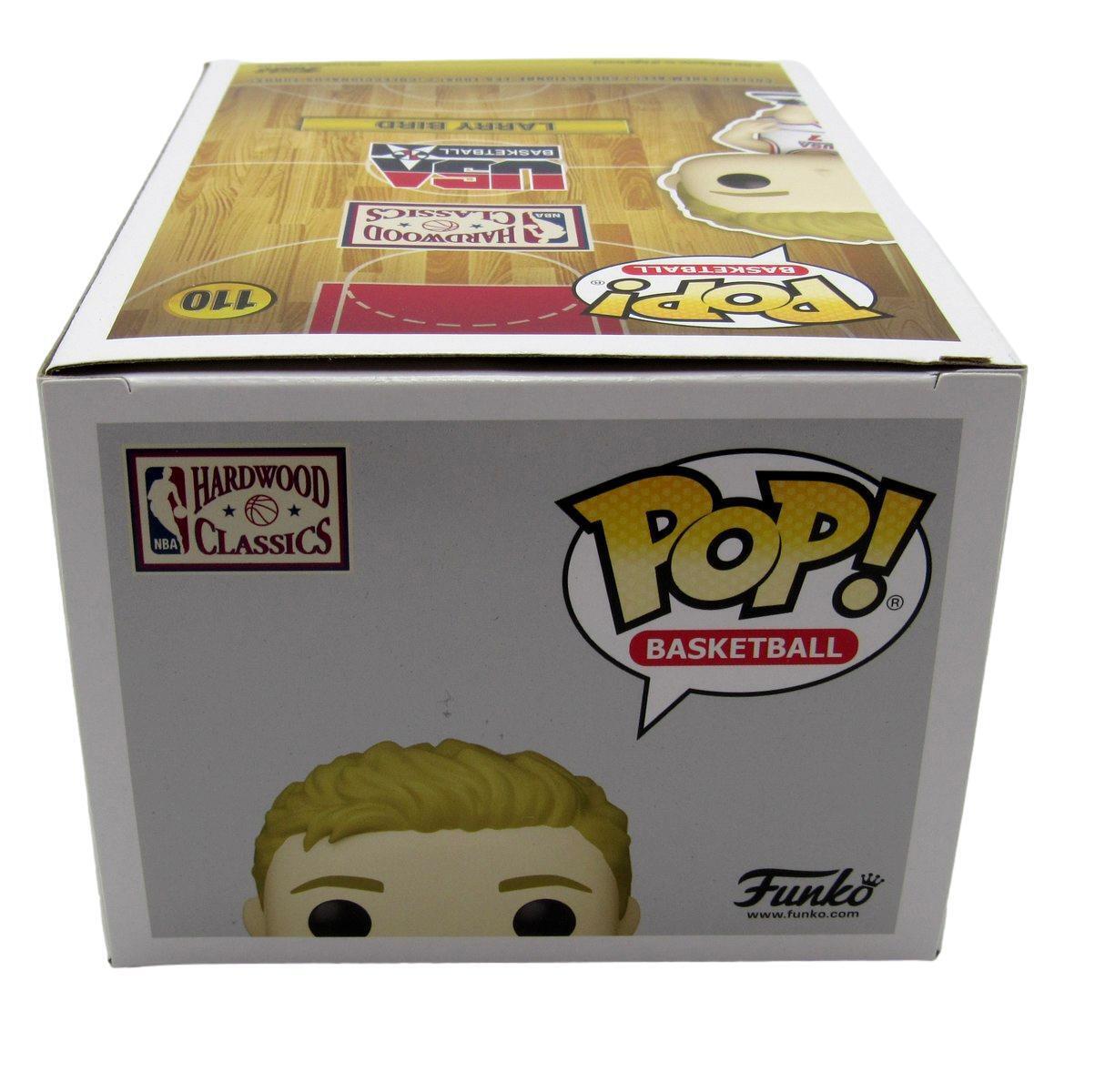 Larry Bird HOF Autographed Funko Pop! Figurine #110 Celtics PSA/DNA 179138