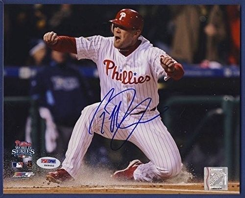 Geoff Jenkins Phillies Auto/Signed 8x10 Photo PSA/DNA