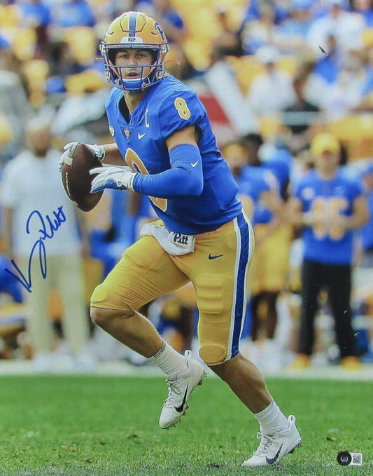 Kenny Pickett Autographed 16x20 Photo University of Pittsburgh Beckett