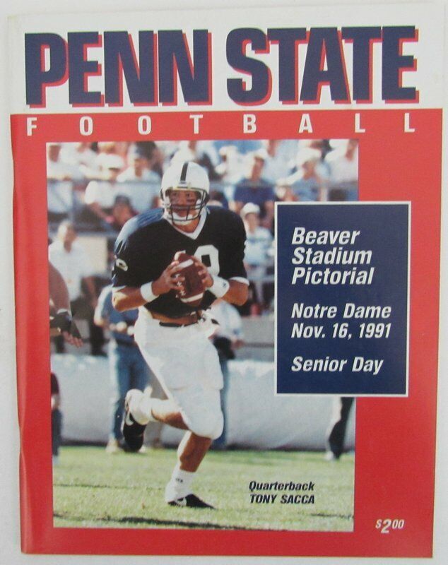 Lot of 11 1991 Penn State Nittany Lions Football Program 138905