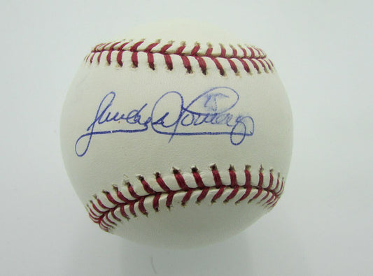 Sandy Alomar Indians/Padres Signed/Autographed OML Baseball JSA 141181