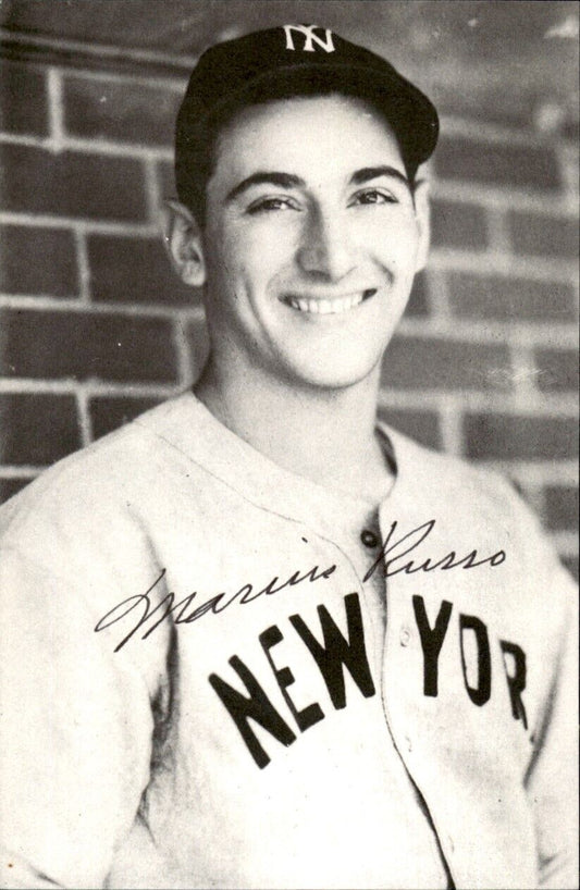 Marius Russo Yankees d. 2005 Signed/Autographed 3x5  Photo 178766