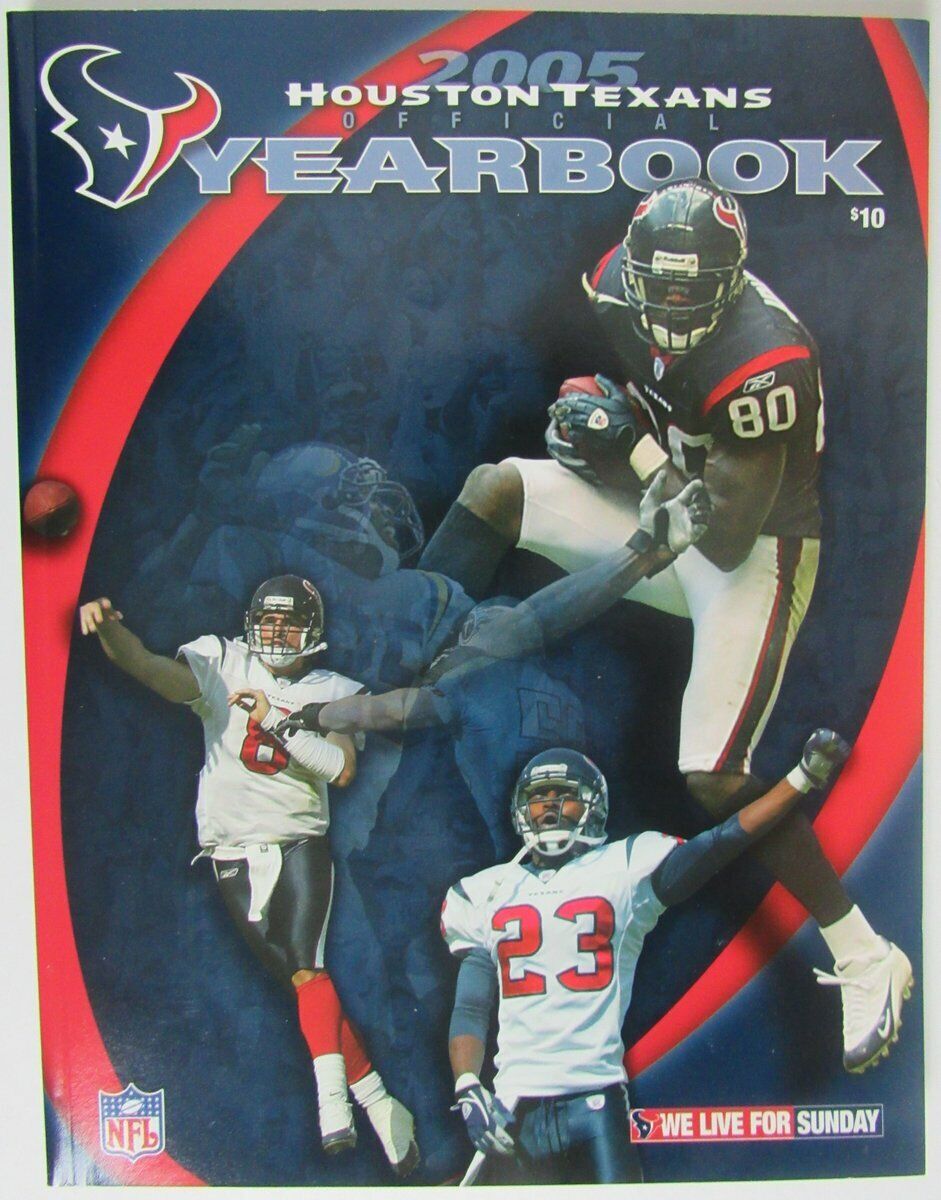 2005 Houston Texans NFL Football Official Team Yearbook 146126