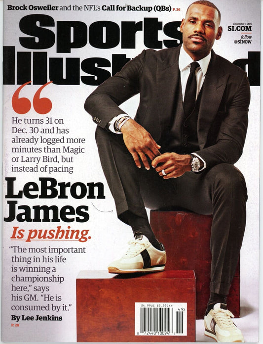 December 7, 2015 Lebron James Sports Illustrated Magazine NO LABEL 181988