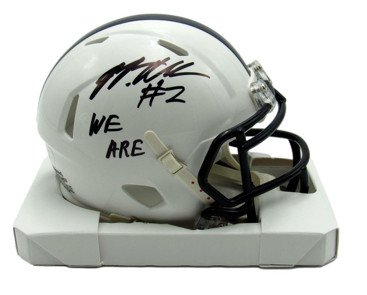 Marcus Allen Signed/Inscr Penn State Speed Mini Football Helmet JSA 167370