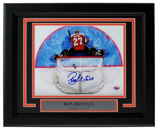 Ron Hextall Flyers Signed/Autographed 8x10 Photo Framed Best Authentics 149023