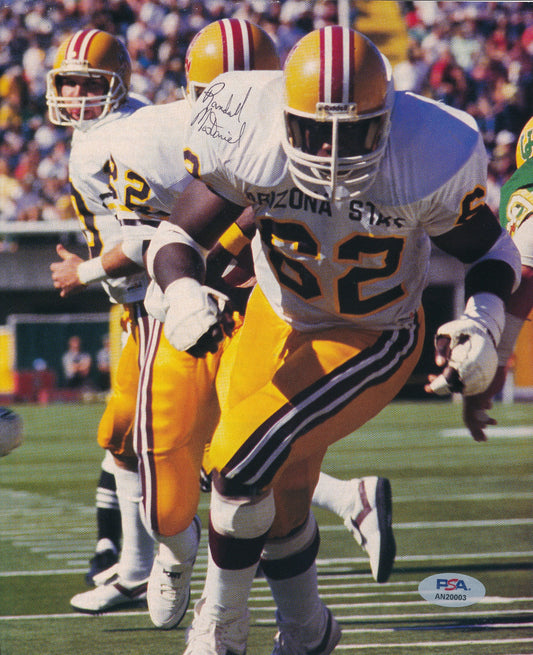 Randall McDaniel Signed/Auto 8x10 Magazine Photo Arizona State PSA/DNA 188140