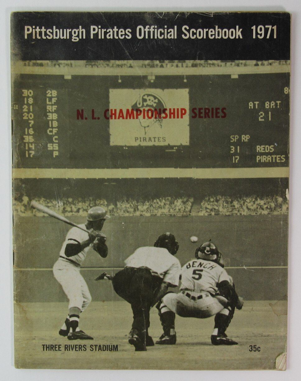 1971 National League Championship Series NLCS Pirates v Giants Official Program