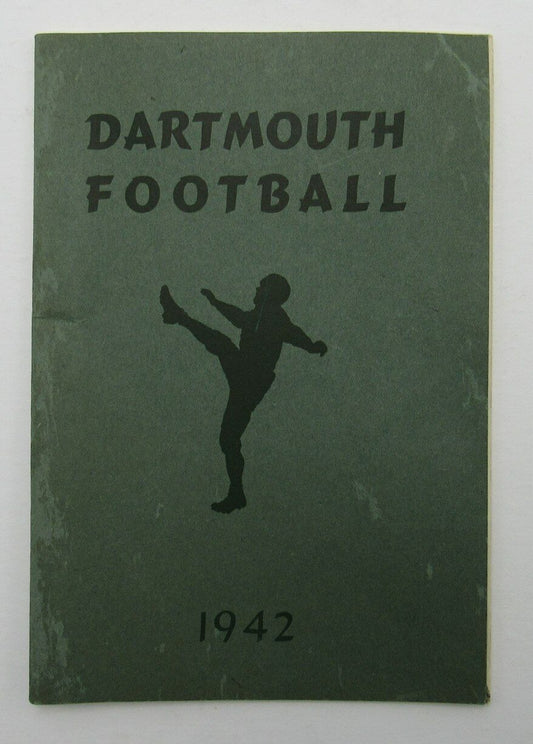 Vintage 1942 Dartmouth Football Media Press Guide in Excellent Condition 167587