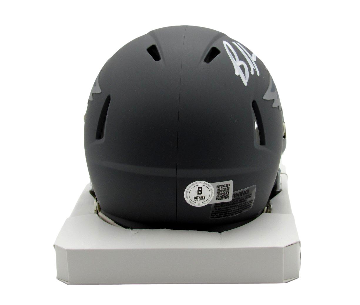 Brandon Graham Autographed Slate Mini Helmet Philadelphia Eagles Beckett 193071