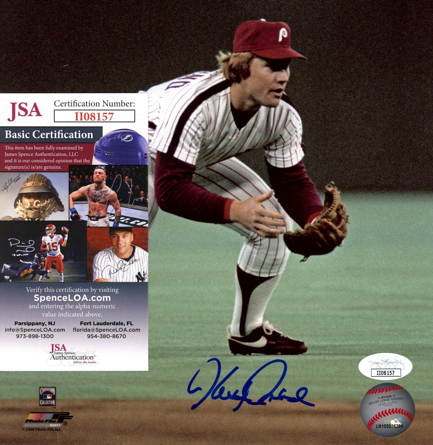 Keith Moreland 1980 World Series Phillies Signed/Auto 8x10 Photo JSA 153830