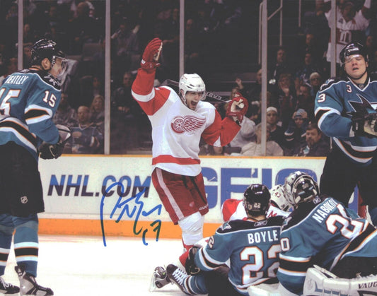 Patrick Eaves Detroit Red Wings Signed/Autographed 8x10 Photo 152499