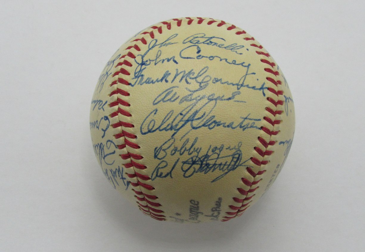 1948 Boston Braves NL Champs Team Signed by 27 Southworth Spahn Baseball 185367