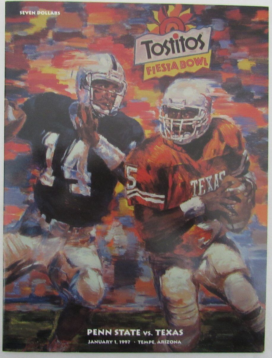 1997 Fiesta Bowl Program PSU Penn State Nittany Lions vs. Texas 137155