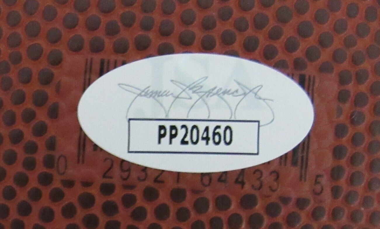 Chris Mullin HOF Warriors Signed/Auto Spalding NBA Basketball JSA 159498