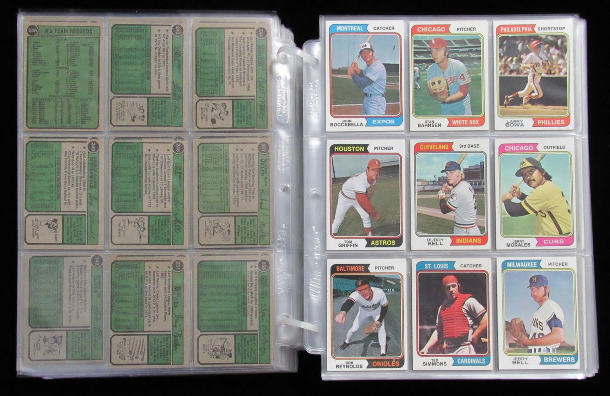 1974 TOPPS Baseball Complete Set +Traded & Team Checklist Set Winfield RC 189318