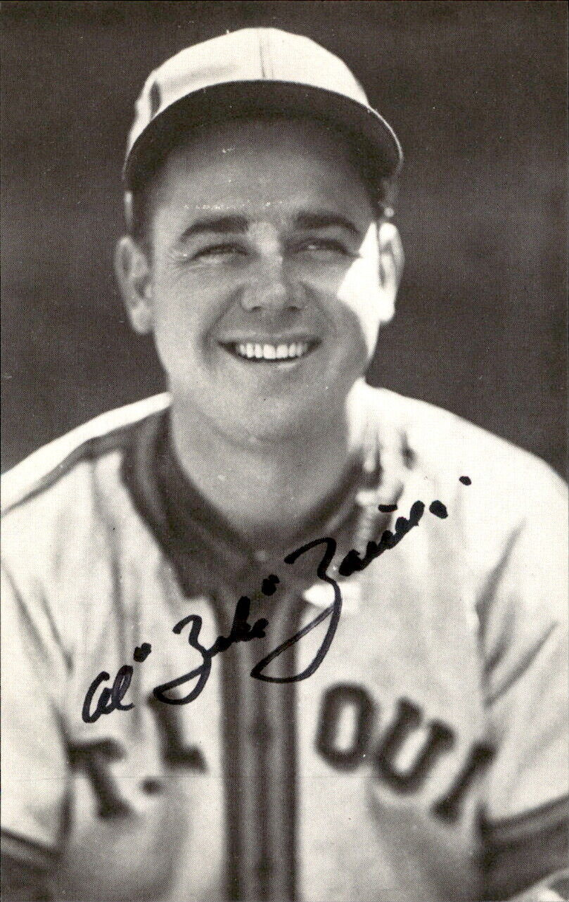 Al Zarilla Browns d. 1996 Signed/Autographed 3x5  Photo 179352