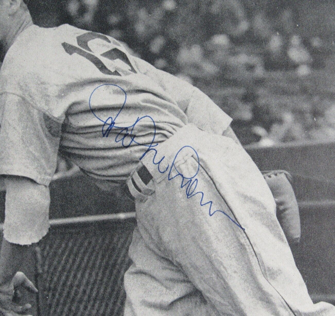 Hal Newhouser Autographed 7.5x9.5 Baseball Magazine Insert Photo Tigers PSA/DNA