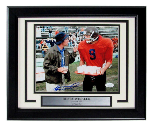 Henry Winkler "Coach Klein" Signed "The Waterboy" 8x10 Photo Framed JSA 167187