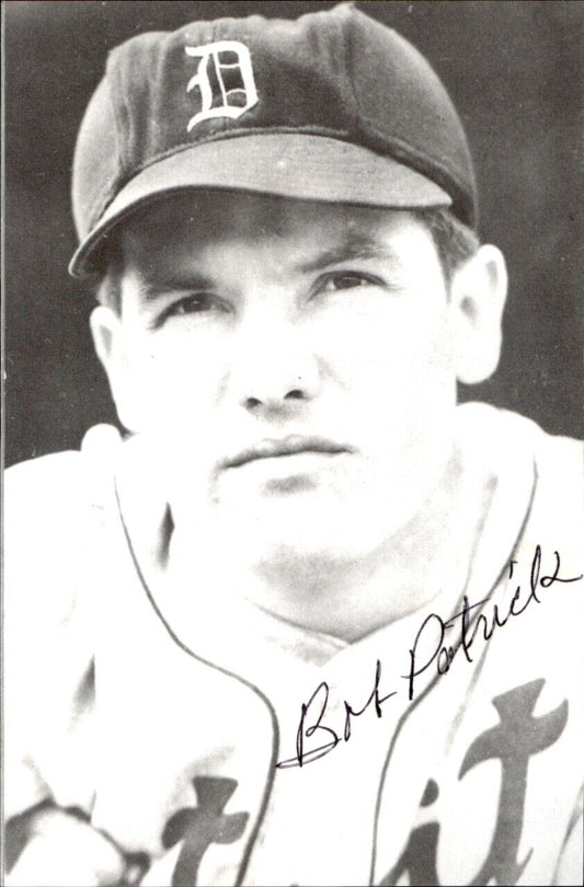 Bob Patrick Tigers d. 1999 Signed/Autographed 3x5  Photo 178702