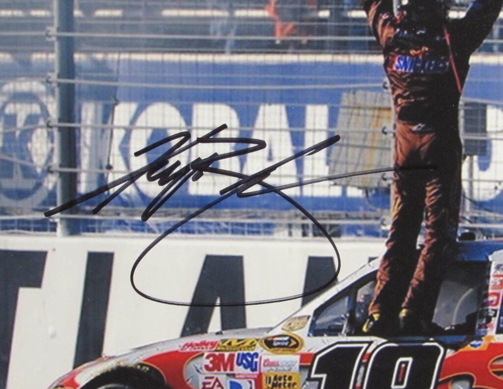 Kurt Busch Autographed 11x14 Photo NASCAR Racing JSA