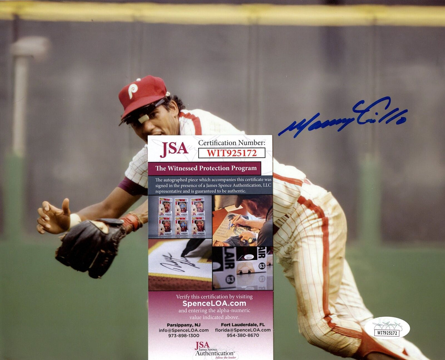 Manny Trillo Philadelphia Phillies Signed/Autographed 8x10 Photo JSA 167289