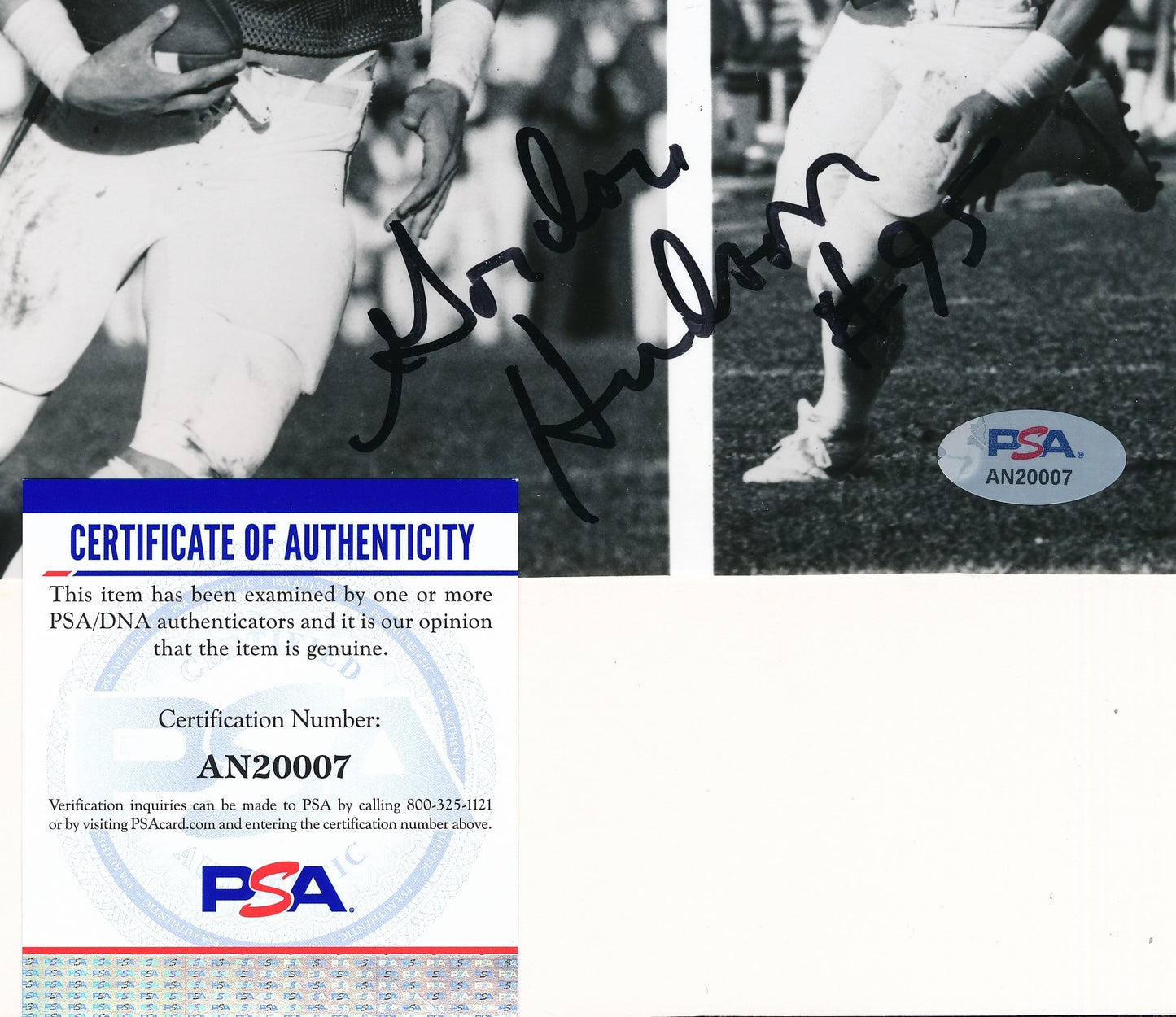 Gordon Hudson Signed/Auto Mounted 7x7 Magazine Photo BYU PSA/DNA 188143